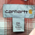 カーハート Carhartt スナップボタン フラップポケット S/S チェックシャツ メンズ 2XL