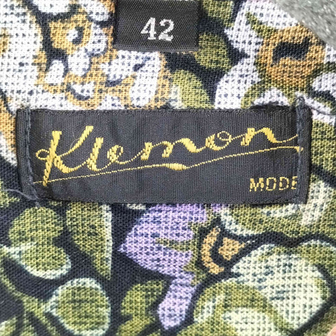 Klemon MODE ボタニカル柄 S/S シャツ メンズ