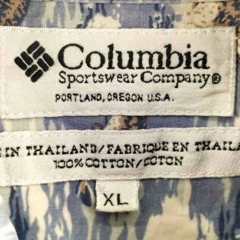 コロンビアスポーツウェア Columbia Sportswear 90S 総柄 S/S シャツ メンズ JPN:XL