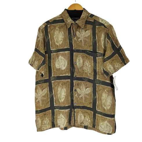 トリリチャード TORI RICHARD 総柄 S/S シルク シャツ メンズ JPN:M