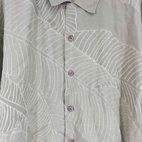 トミーバハマ Tommy Bahama 総柄シルク100 S/S シャツ メンズ XXL