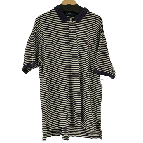 ポロバイラルフローレン Polo by RALPH LAUREN スモールポニー刺繍 S/S ボーダー ポロシャツ メンズ JPN:XL