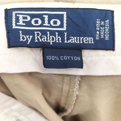 ポロバイラルフローレン Polo by RALPH LAUREN 90S ノータック チノパンツ メンズ 36×32