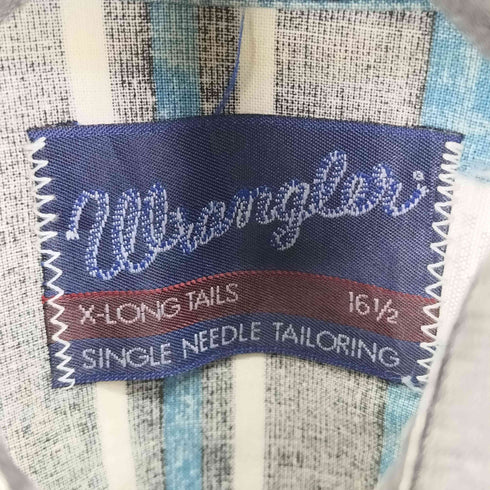 ラングラー Wrangler フラップポケット S/S ストライプ シャツ メンズ 16 1/2