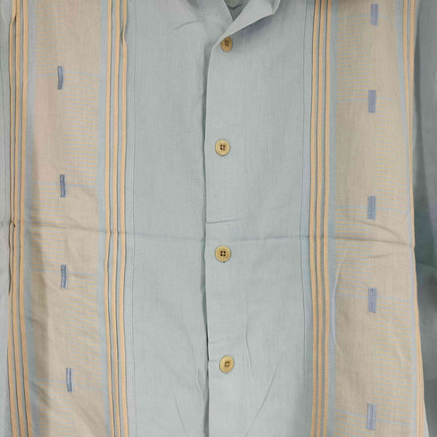 ナットナスト NAT NAST S/S ツートーン 開襟シャツ メンズ JPN:L