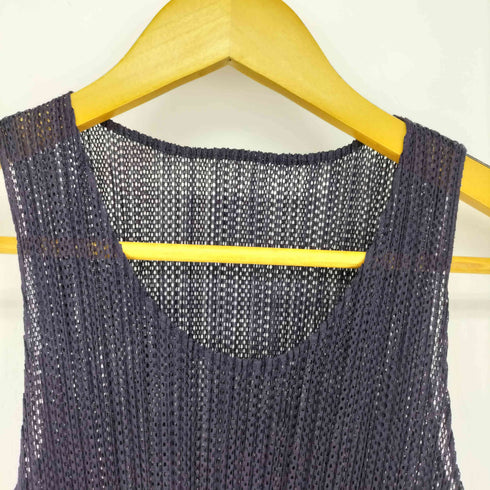 プリーツプリーズイッセイミヤケ PLEATS PLEASE ISSEY MIYAKE プリーツ ノースリーブカットソー レディース JPN:3