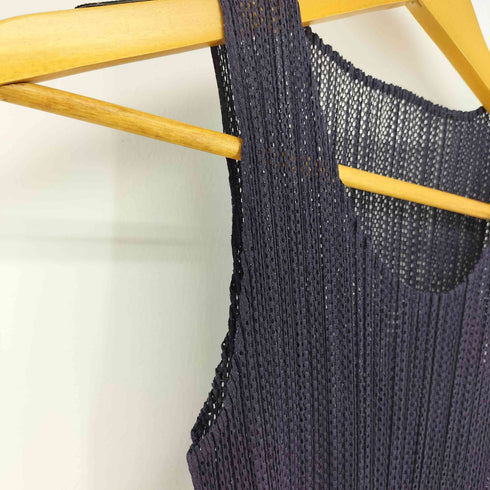 プリーツプリーズイッセイミヤケ PLEATS PLEASE ISSEY MIYAKE プリーツ ノースリーブカットソー レディース JPN:3