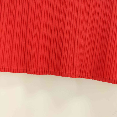 プリーツプリーズイッセイミヤケ PLEATS PLEASE ISSEY MIYAKE ボトルネック プリーツカットソー サイドスリット レディース JPN:3