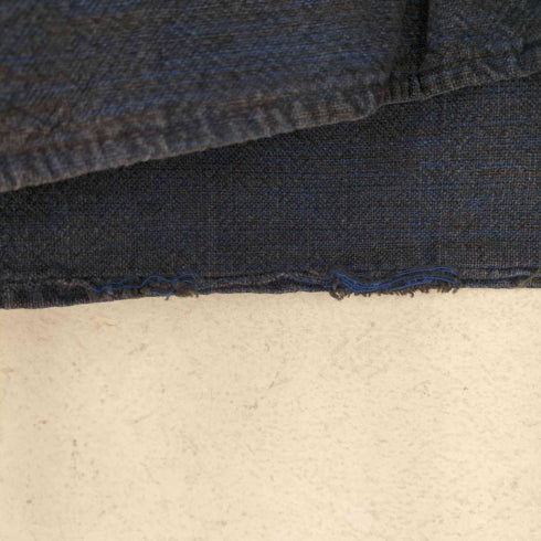 70s 総刺繍民族柄 比翼仕立て グアテマラ開襟シャツ メンズ