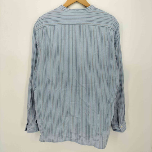 トゥモローランド TOMORROWLAND 20AW コットンレーヨンワッシャー プルオーバーバンドカラーシャツ CANGIOLI メンズ import:L