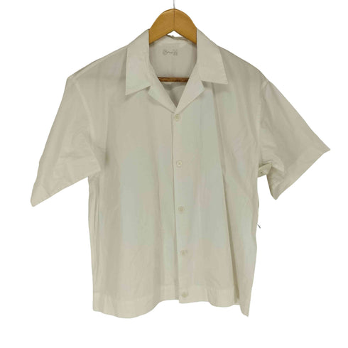 ムジラボ MUJI labo ボックス型 コットン開襟S/S シャツ メンズ S-M