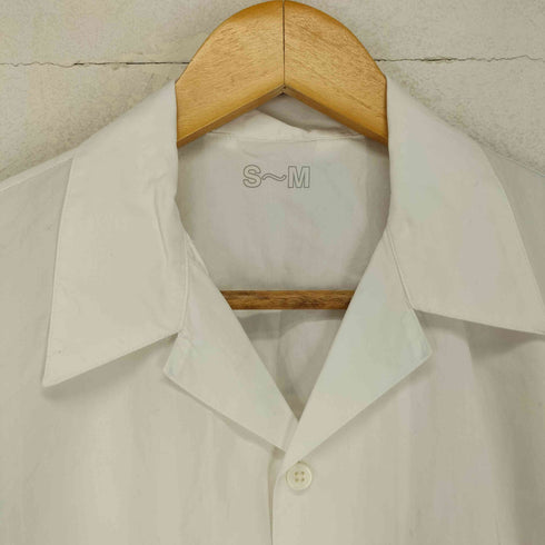 ムジラボ MUJI labo ボックス型 コットン開襟S/S シャツ メンズ S-M