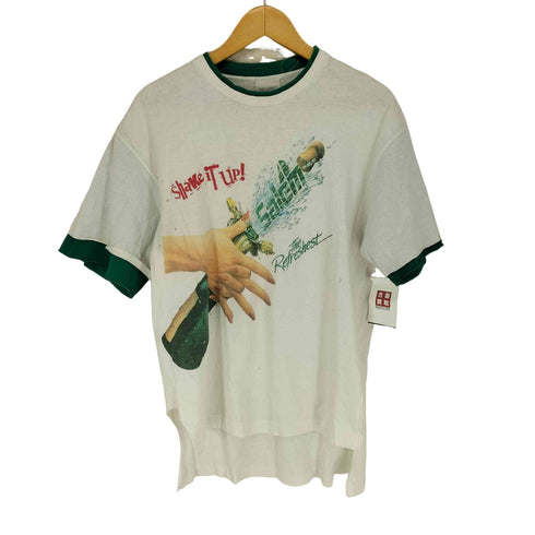 SCYLE SPORT FOR SA LEM USA製 フロントプリントレイヤードTシャツ メンズ JPN:L