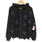 アンノウンロンドン UNKNOWN LONDON RHINESTONE CROSS ZIP-UP HOODIE ラインスト ーン クロス ジップアップ パーカー メンズ import:L