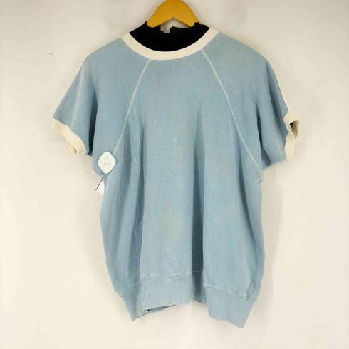 60S-70S フロントプリント S/S ラグランスウェット メンズ