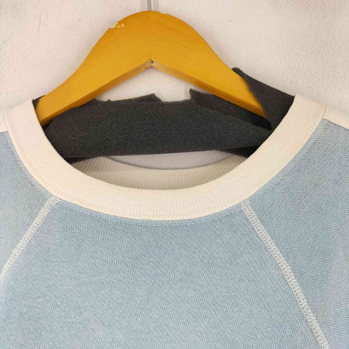 60S-70S フロントプリント S/S ラグランスウェット メンズ