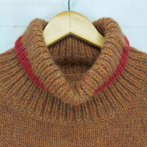 サスクワァッチファブリックス SASQUATCHfabrix. 13AW タートルネックレイヤードニットポンチョ レディース FREE