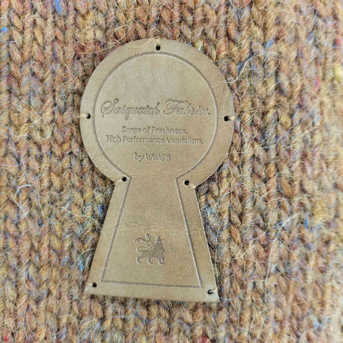 サスクワァッチファブリックス SASQUATCHfabrix. 13AW タートルネックレイヤードニットポンチョ レディース FREE