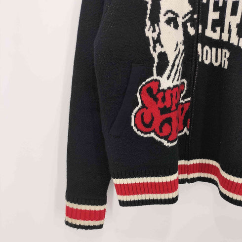 ヒステリックグラマー HYSTERIC GLAMOUR 22AW SUPER HYSジャカード オーバーサイズジャンパー メンズ FREE