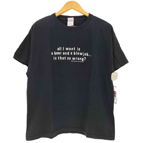 デルタ DELTA 2002© メッセージ クルーネックTシャツ メンズ import:L