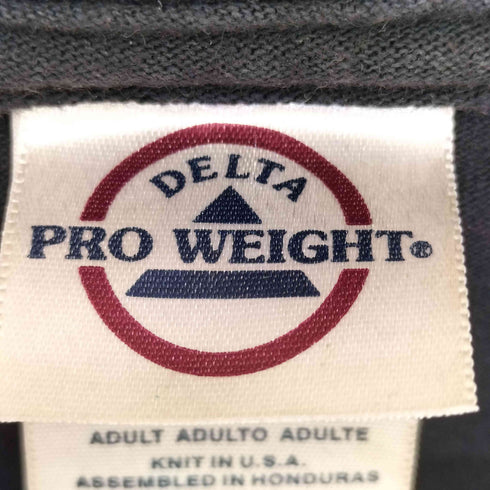 デルタ DELTA 2002© メッセージ クルーネックTシャツ メンズ import:L