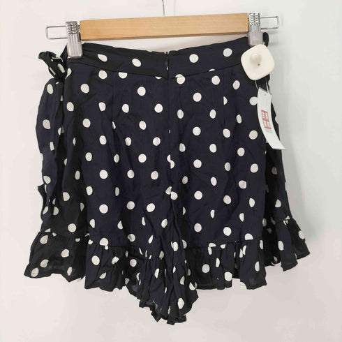 ザラ ZARA ドット柄 フリルミニ巻きスカート レディース JPN:S