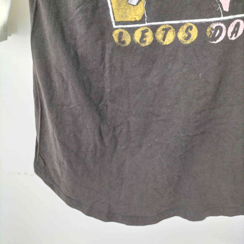 ジャンクフード JUNK FOOD ヴィンテージプリントラグランスリーブTシャツ レディース JPN:M