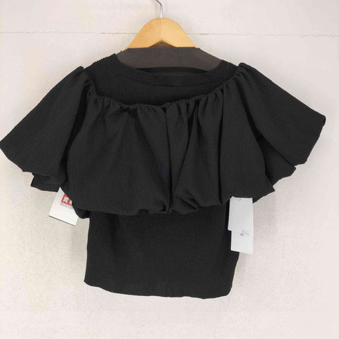ナチュラルビューティーベーシック NATURAL BEAUTY BASIC 24SS レイヤードオフショルニット レディース FREE