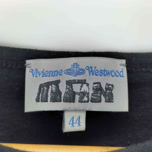 ヴィヴィアンウエストウッドマン Vivienne Westwood MAN Too Fast To Live Too Young To Die スカルプリントS/S Tシャツ チビT メンズ EUR:44