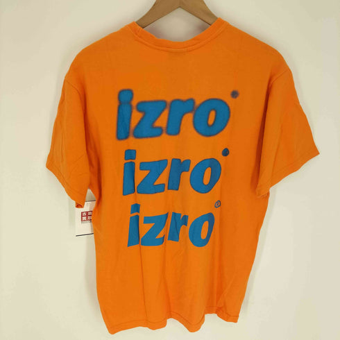 IZRO 韓国製 バックロゴ 半袖 Tシャツ カットソー メンズ