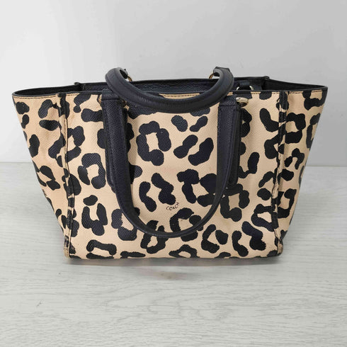 コーチ COACH レオパード 2WAY レザーショルダーバッグ レディース