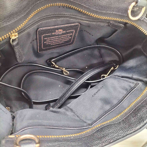 コーチ COACH レオパード 2WAY レザーショルダーバッグ レディース