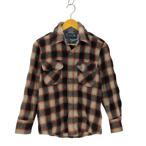 ジェイシーペニー J.C.PENNEY 70S 襟芯ウールチャックシャツ メンズ JPN:M