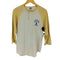 THE KNITS 70s- USA製 袖シングル ラグラン BOURBON STREET ヘンリーネック七分袖カットソー メンズ JPN:L