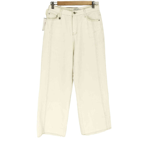 KUME SIDE FRAYED WIDE DENIM PANTS import レディース JPN:M