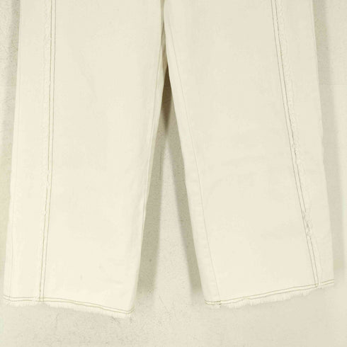 KUME SIDE FRAYED WIDE DENIM PANTS import レディース JPN:M