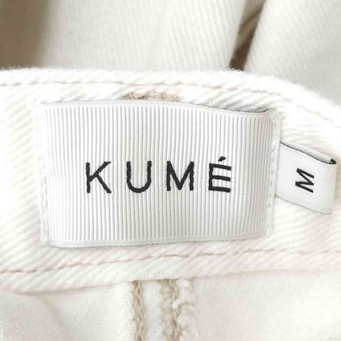 KUME SIDE FRAYED WIDE DENIM PANTS import レディース JPN:M
