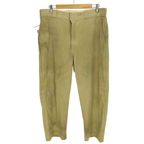 ディッキーズ Dickies 同色 ロゴ ツイル ワーク パンツ メンズ
