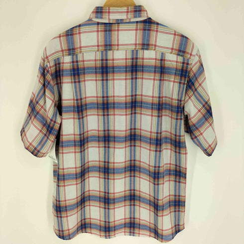 カンサイヤマモト KANSAI YAMAMOTO HOMME ロゴ 刺繍 S/S チェック シャツ メンズ JPN:L