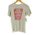 ヘインズ Hanes 80s USA製 オレンジタグ 袖裾シングル フロントプリントクルーネックTシャツ メンズ JPN:M