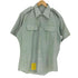 ユーエスアーミー U.S. ARMY 80S AG-415 DURABLE PRESS SHORT SLEEVE ポリ コットン ショートスリーブ ミリタリー シャツ 1982年製 メンズ 15 1/2