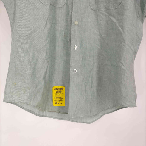 ユーエスアーミー U.S. ARMY 80S AG-415 DURABLE PRESS SHORT SLEEVE ポリ コットン ショートスリーブ ミリタリー シャツ 1982年製 メンズ 15 1/2