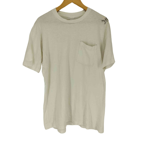 フルーツオブザルーム FRUIT OF THE LOOM 80s USA製 袖裾シングル bits and bobs ポケットTシャツ メンズ JPN:XXL