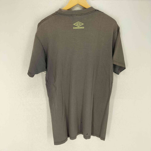 アンブロ UMBRO 90s USA製 両面プリントクルーネックTシャツ メンズ JPN:L