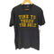 TIME TO THROW THE BELT 袖裾シングル クルーネックTシャツ メンズ