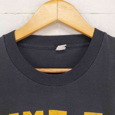 TIME TO THROW THE BELT 袖裾シングル クルーネックTシャツ メンズ