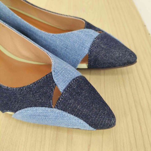 オウバニスター AU BANNISTER Betty Smith別注 コラボホールヒールパンプス レディース 37