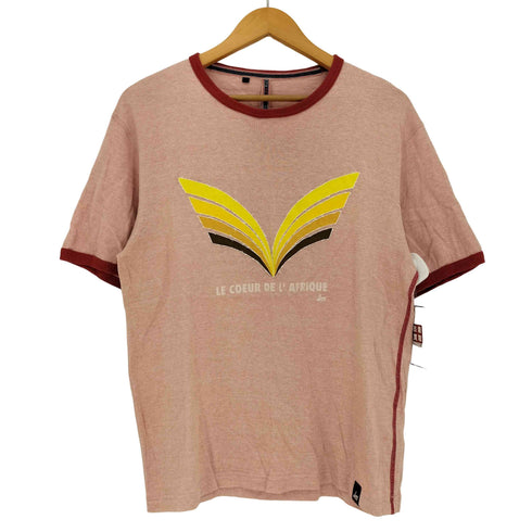 ポールスミス Paul Smith RED EAR ワッペン リンガーTシャツ メンズ import:L