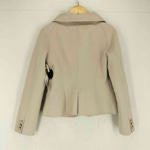 マックスマーラステュディオ MAX MARA STUDIO アンゴラウール オープンカラーショートコート レディース IJ 42