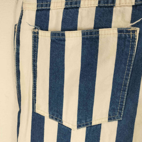 MADE IN MOROCCO ストライプデニムパンツ メンズ 9/10